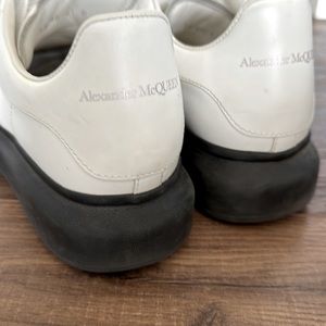 Alexander McQueen Oversized Sneaker - white with black sole - Men’s 8.5